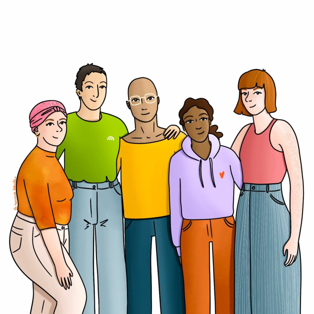 illustrations-sante-livret-reseau-aja-oncologie-bfc-amis-jeunes-ado